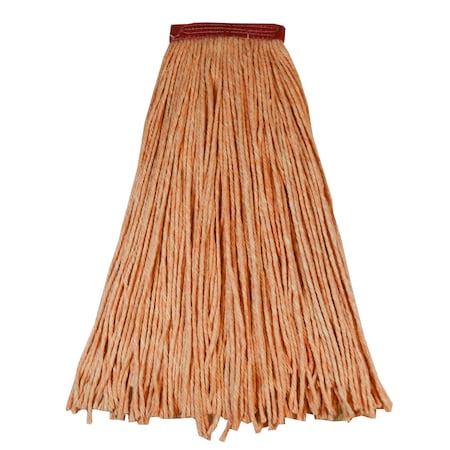 Golden Star Wet Mop, Orange, Blended, PK3, AQE1024O-3PK AQE1024O-3PK